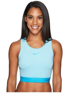 Nike Women’s Aqua Blue Racerback Crop Sports Bra